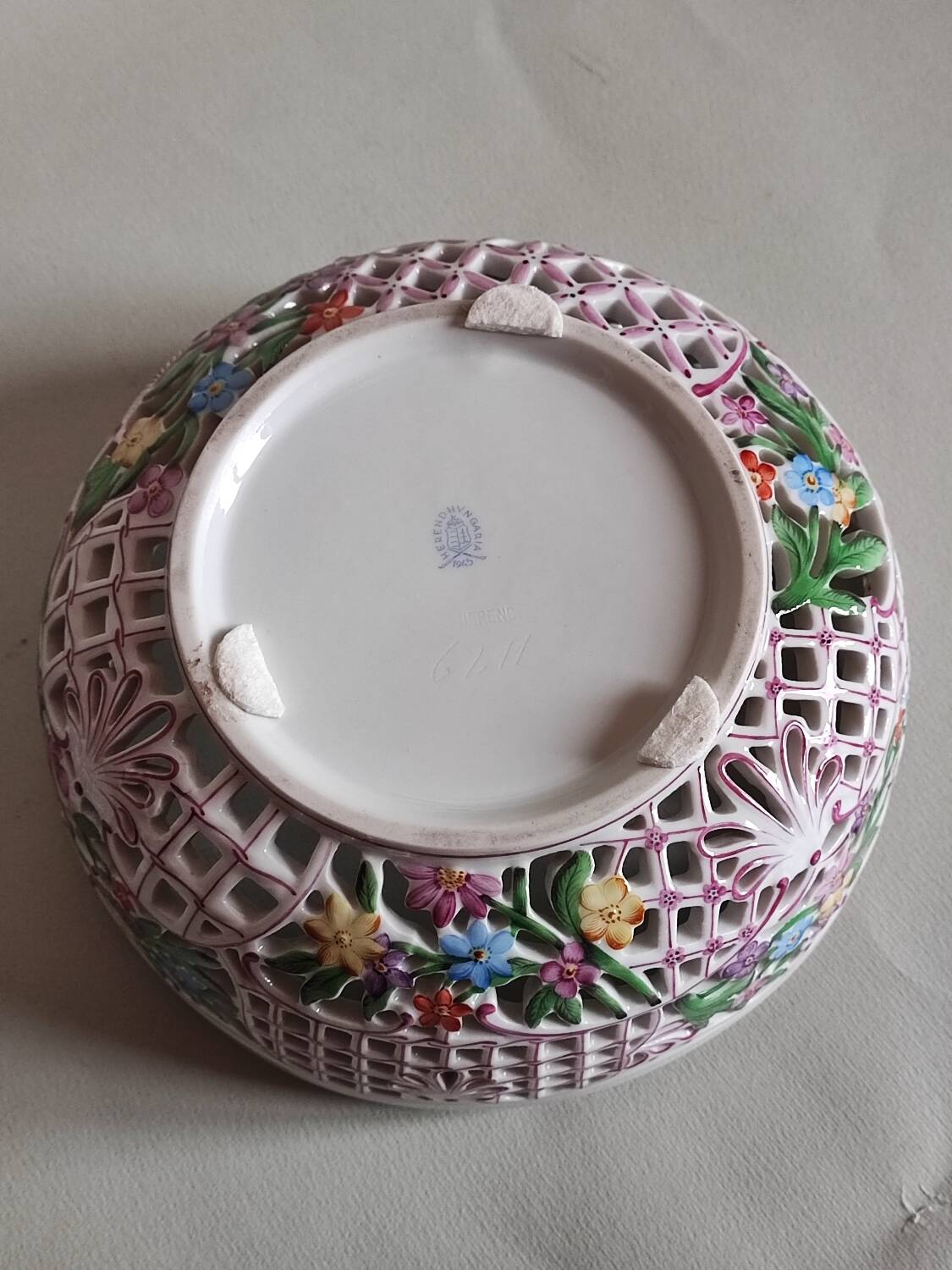 Herend porcelain bonbonnière