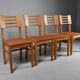 Vintage dining chairs x4 1950s by Pierre Cruège