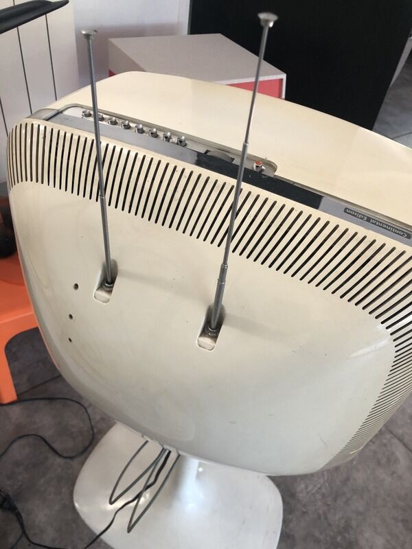 Vintage tv with continental edison tulip foot