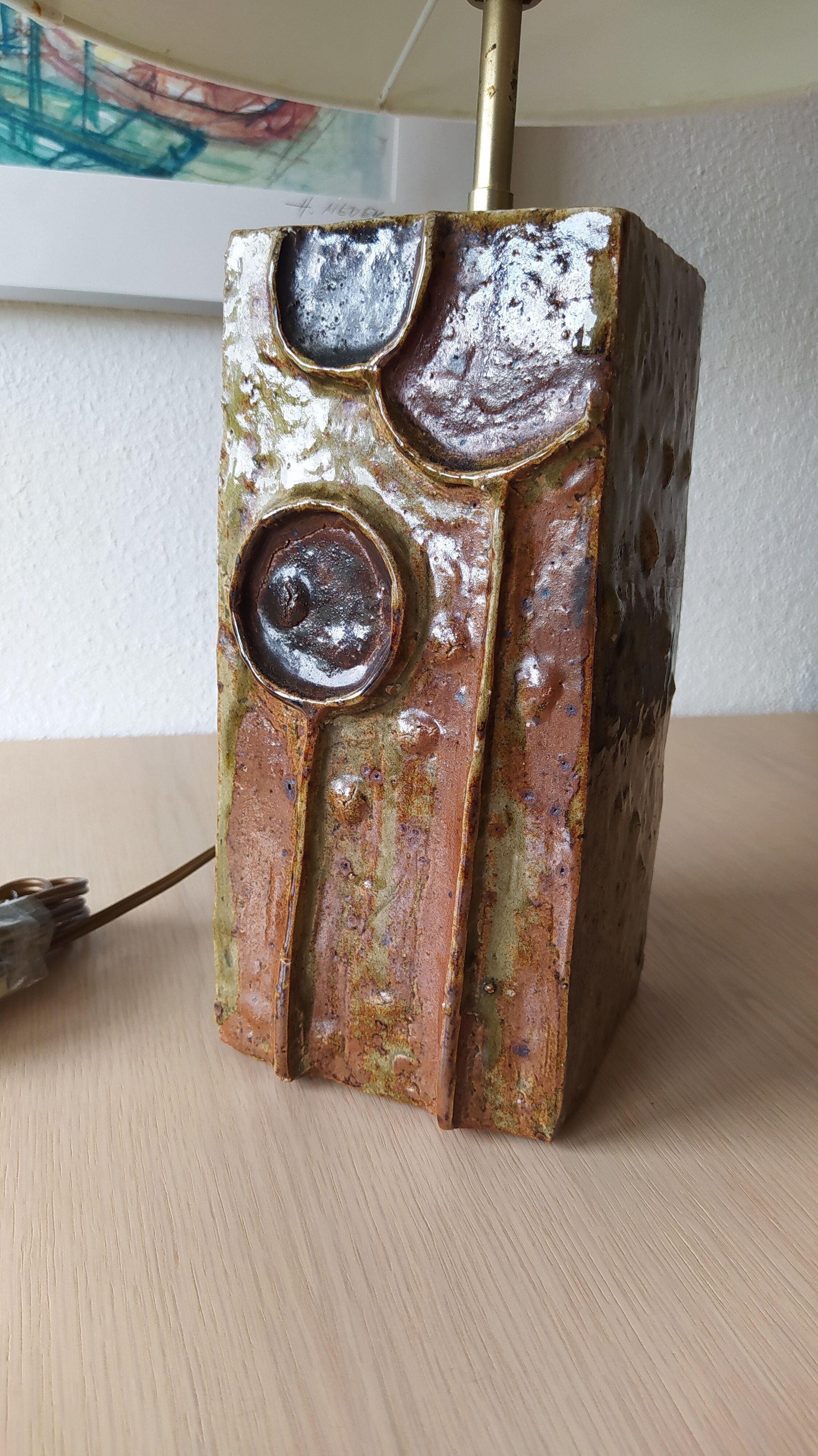 Ceramist lamp foot