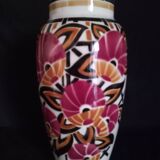 Keller & Guérin Luneville - Art Deco vase model "Pergola"