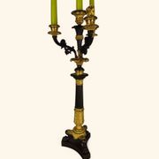 Large Pair of Gilded Bronze Chandeliers - Restoration Period (1815-1830)