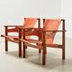 Carl-Axel Acking Pair of Trienna Lounge Chairs for Nordiska Kompaniet 1957