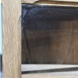 Buffet parisien années 30 aérogommé puis vernis naturel et peinture