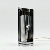 Space Age Chrome Metal Table Lamp Selenova TA447, Italy 1970s