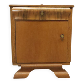 Table de chevet vintage | Années 60 | Chêne