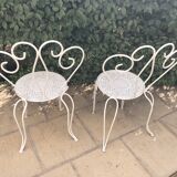 Wrought iron chairs