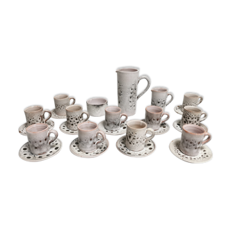 Vintage Ceramic Coffee Service, 50s 60s