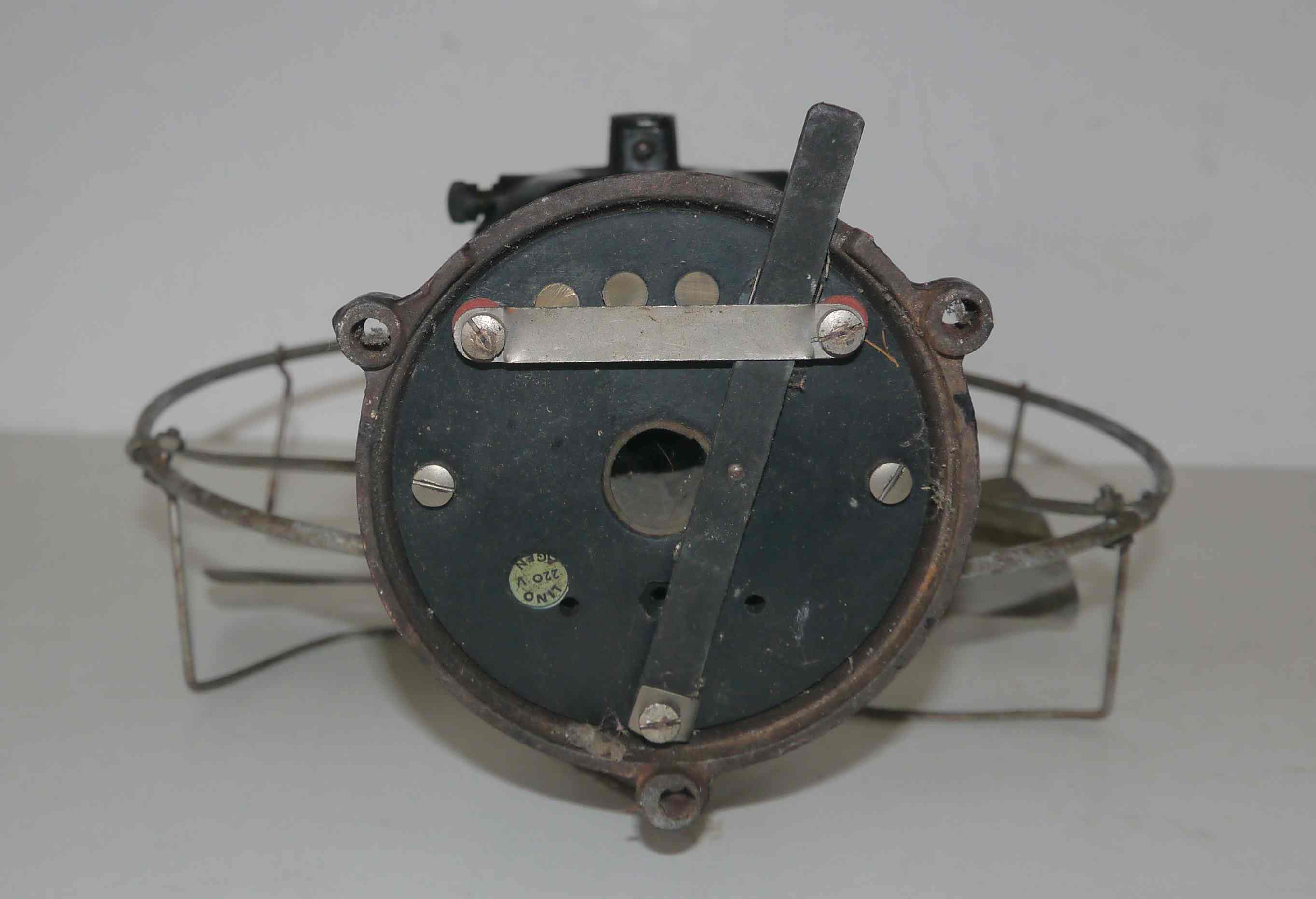 Old metal fan for decoration 30's years