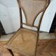Chaise bois cannée Art Nouveau
