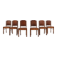 Six Art Deco dining chairs by De Coene Ca.1930