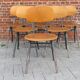 Suite of 6 industrial chairs, Germany 1960