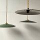 3 enamelled sheet metal suspensions