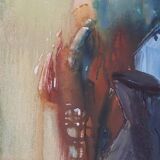 Huile sur toile suédoise originale – « Nature morte vibrante »