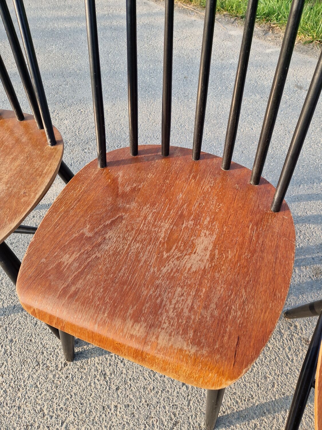 Set of 6 Fannett Scandinavian chairs by Ilmari Tapiovaara 1960.