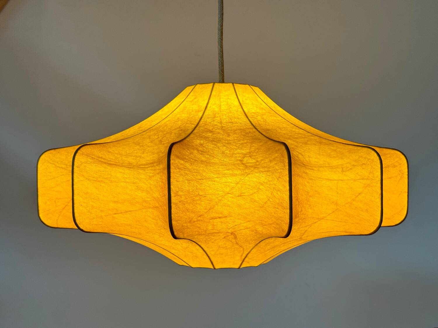 Large cocoon pendant light, 60s