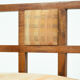 Conversation bench inspired by Rennie Mackintosh, unique, 1980