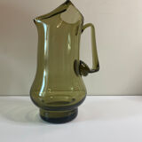 Pitcher Scandinavian design smoked glass