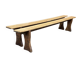 Paire de bancs de table de ferme en sapin début XXème