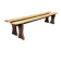 Paire de bancs de table de ferme en sapin début XXème