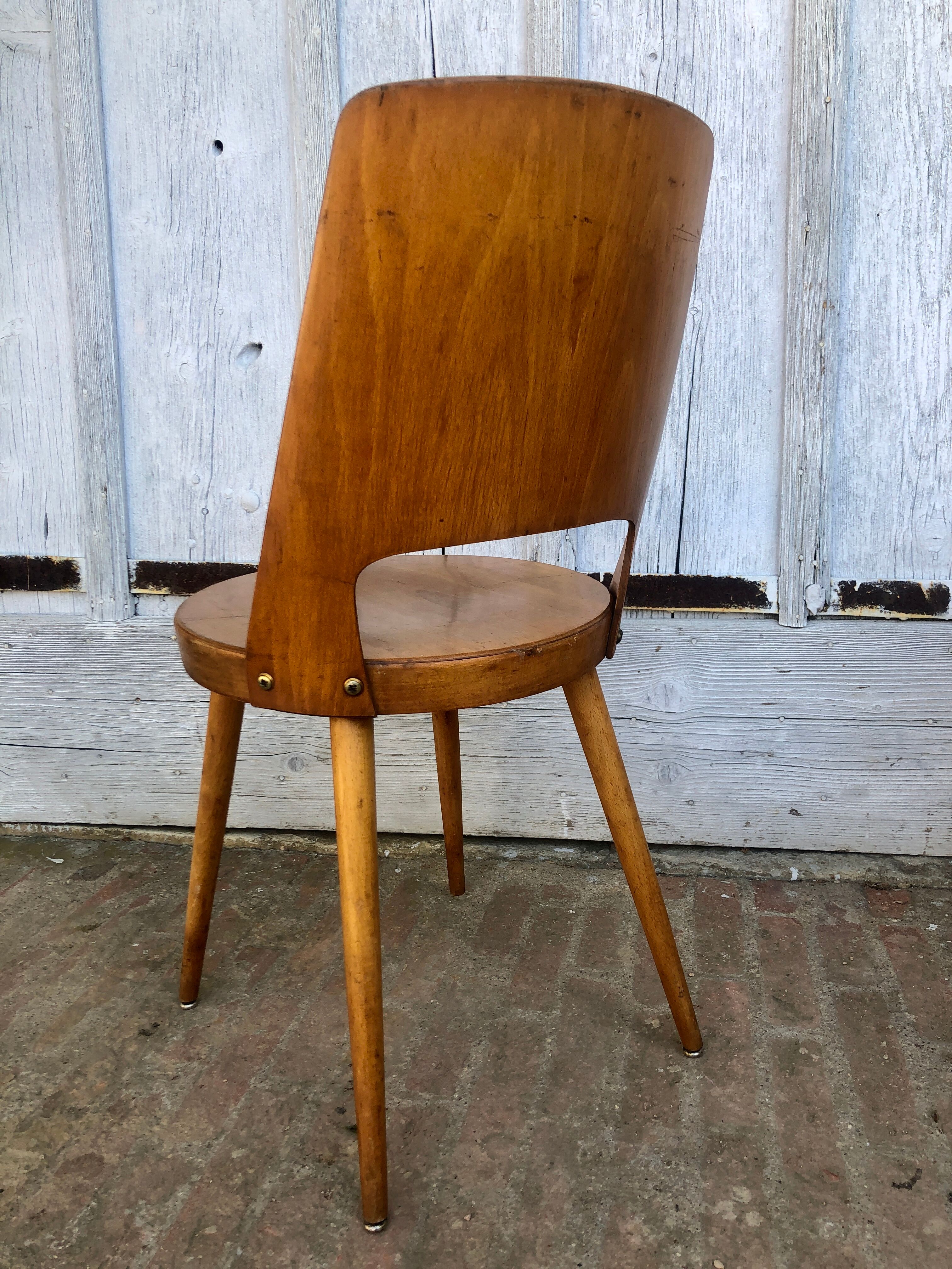 Set de 3 chaises bistrot Baumann Mondor