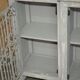 Vintage sideboard with wrought iron doors