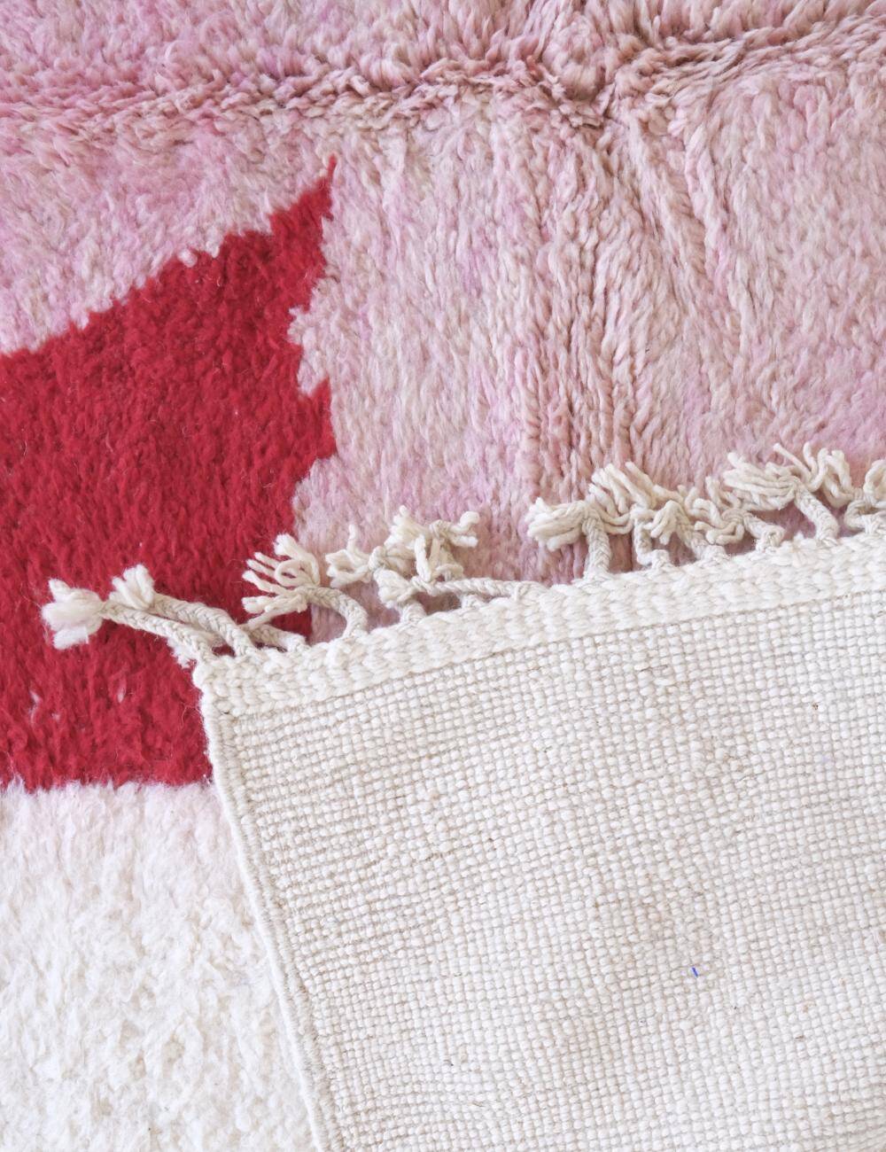 Tapis contemporain marocain en laine