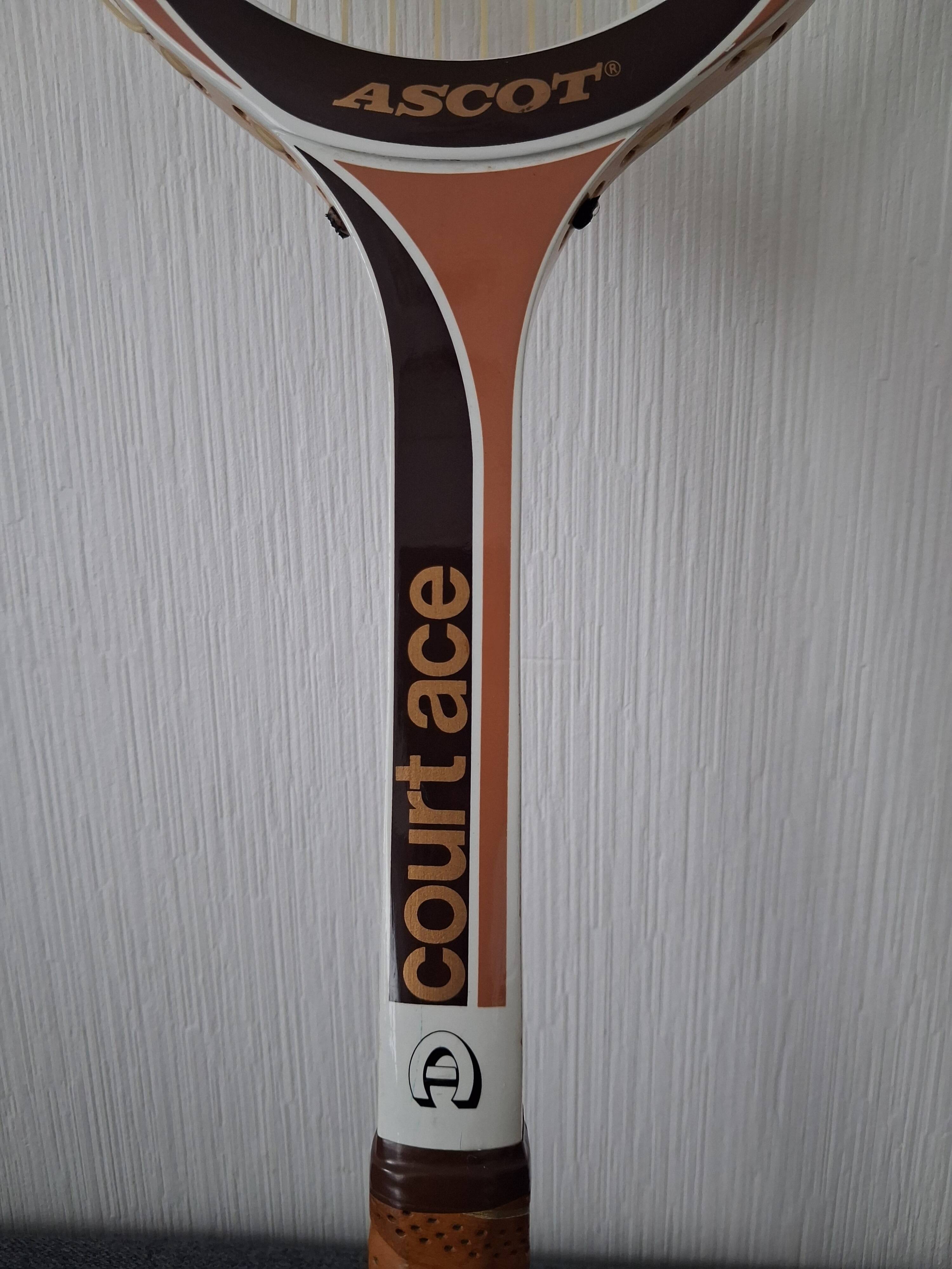 Dunlop Court Ace tennis racket Mark Cox