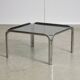 Coffee Table on Curved Chrome Legs