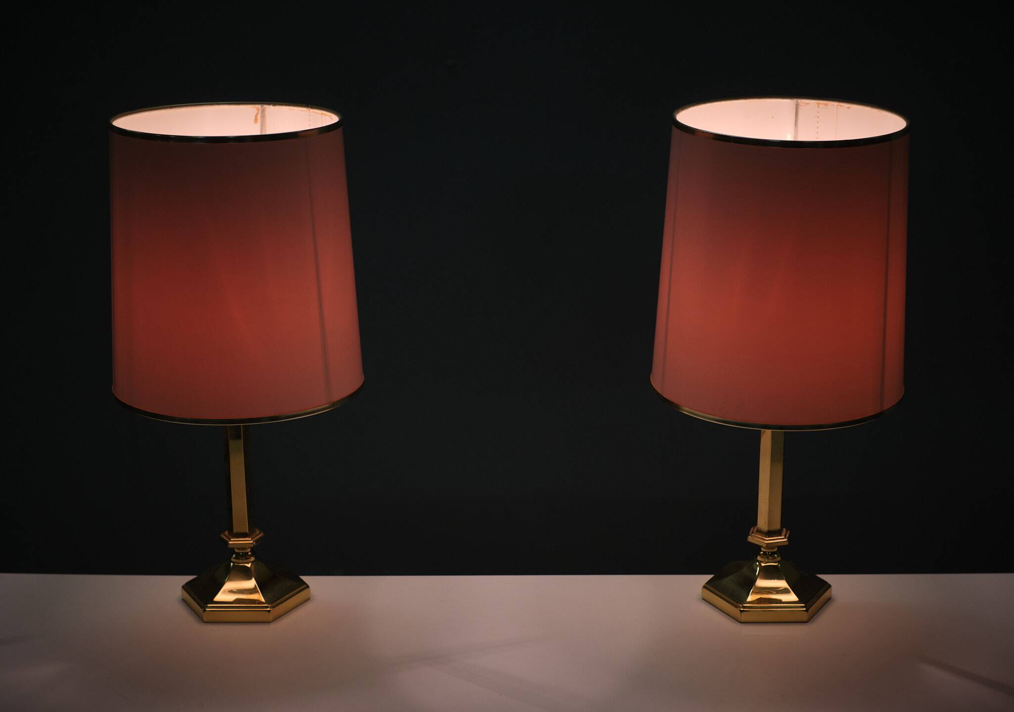 Lampes de table Herda Hollywood Regency 1970 Hollande