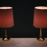 Lampes de table Herda Hollywood Regency 1970 Hollande