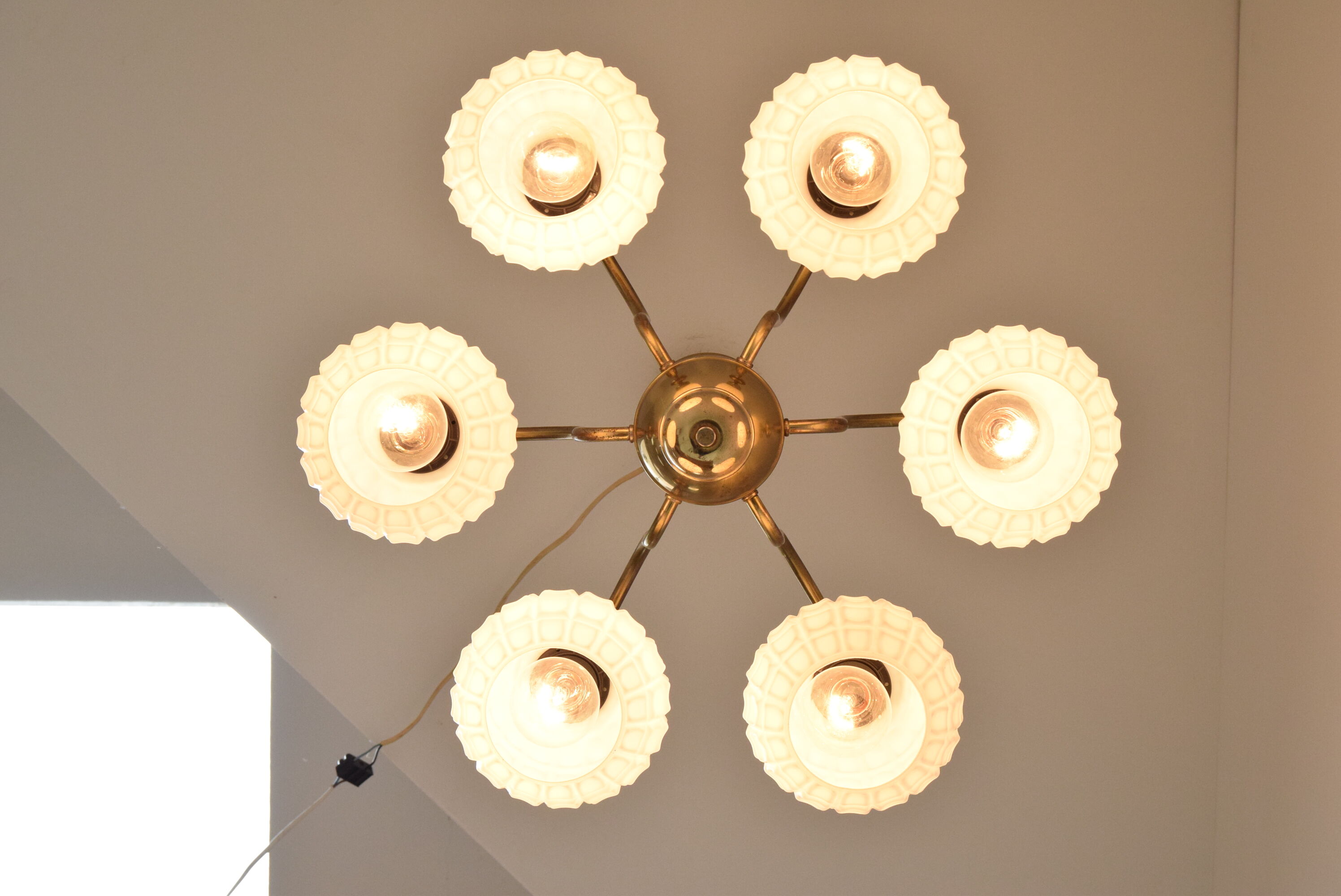 Mid-century Chandelier by  Kamenicky Senov,1960's.