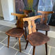 4 vintage mountain chairs