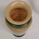 old Opaline Vase, painted / enamelled Floral decoration 19th, Napoleon III
