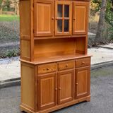 Scandinavian wardrobe in solid pine from the 1980s.