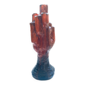 Mid-Century Cactus-Shaped Ceramic Candleholder, 1960s