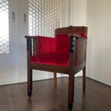 Bureau ou Chaise d'Appoint Art Déco en Chêne de l'École d'Amsterdam, années 1920