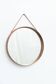 Round mirror by Uno & Östen Kristiansson for Luxus, 1950s