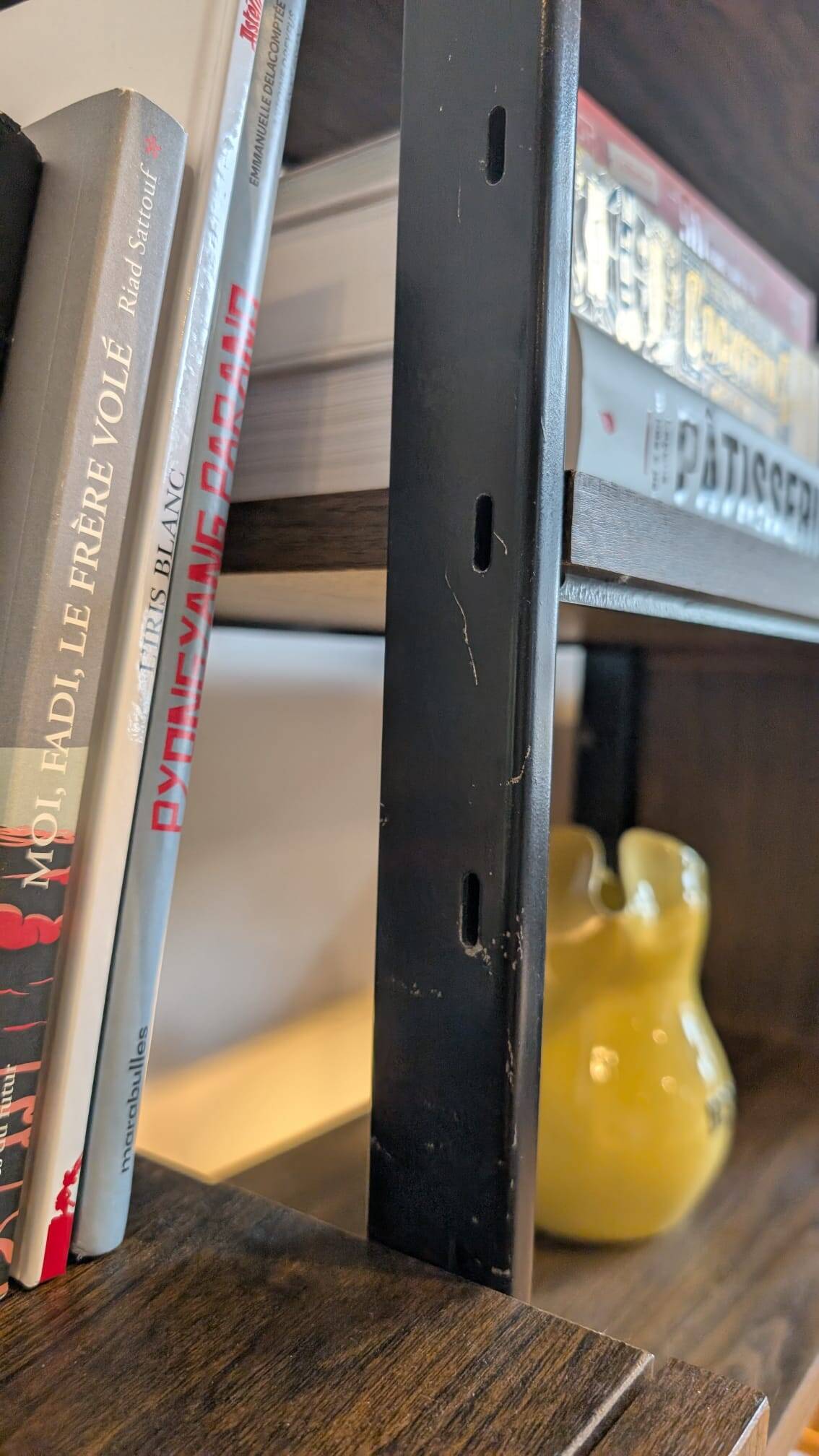 Modular rosewood bookcase by Pierre Guariche for Meurop