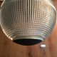 Holophane ball on plinth 1950, 50 cm diameter