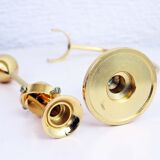 Brass pendulum candle holder