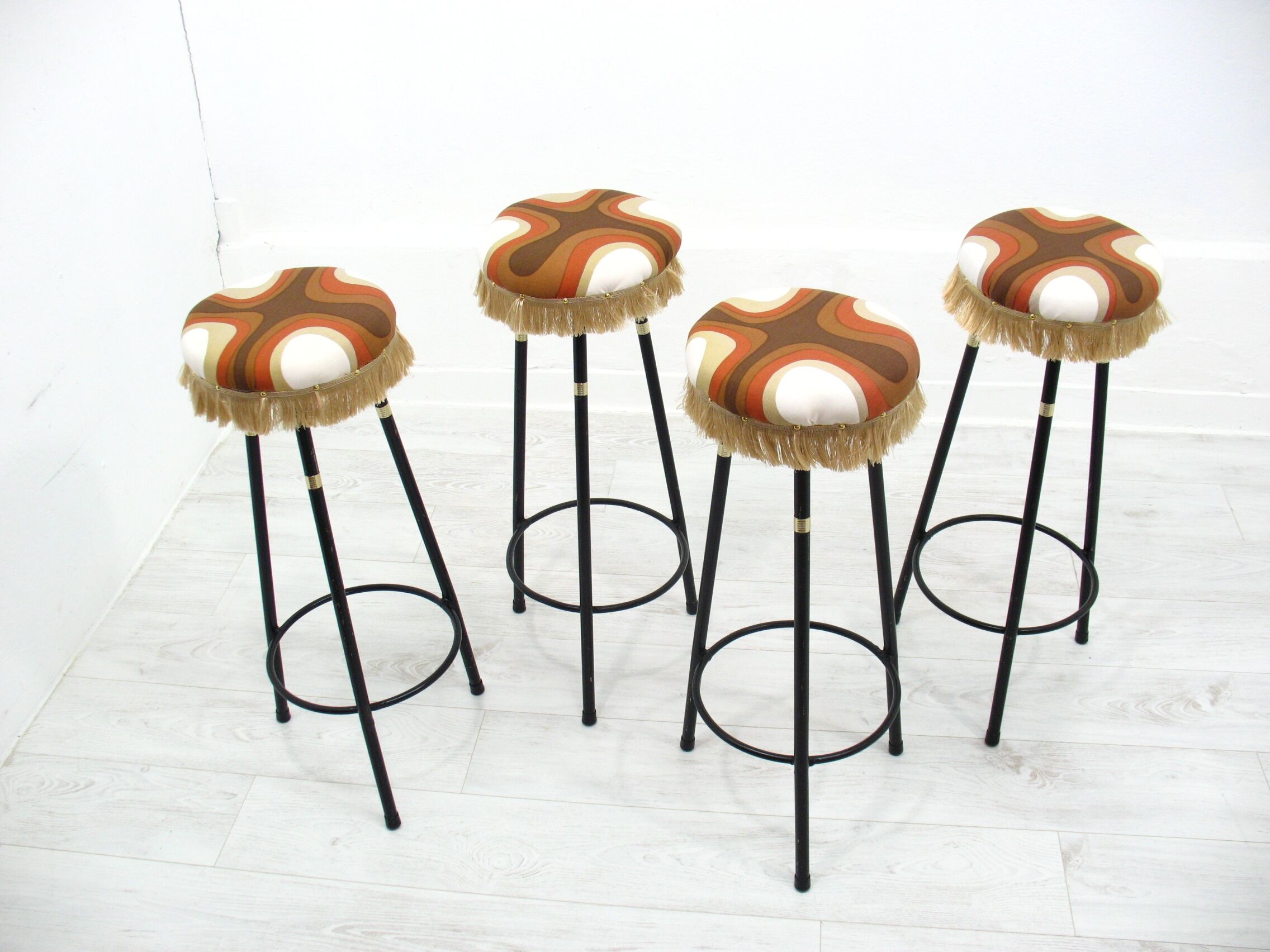 Tabourets de bar vintage, années 1970