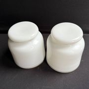 Pair of cache-pots – opaline crystal – 19th century