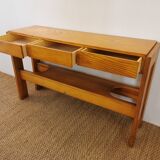 Minimalist console in vintage, 60s