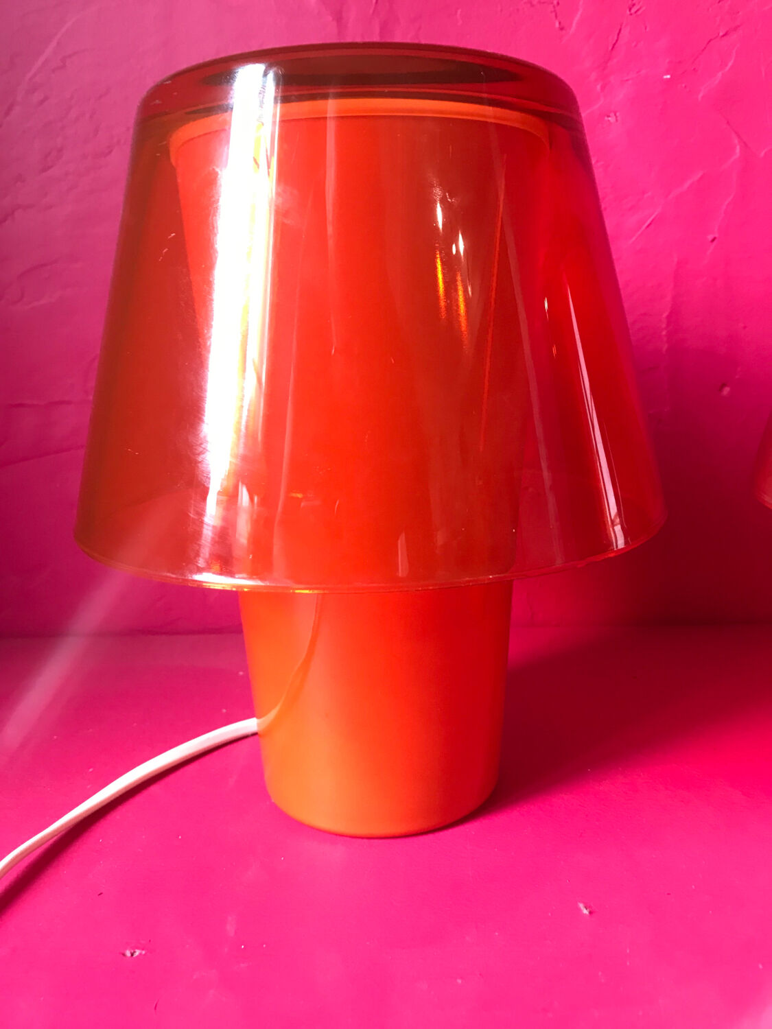 Pair of designer lamps Helena Svensson Ikea vintage