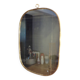 Mirror 60x80 cm brass frame