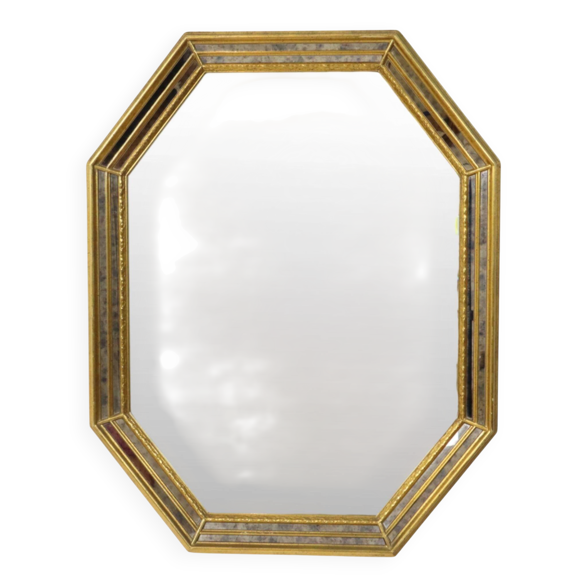 Miroir vénitien biseauté vintage Deknudt