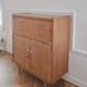 Renovated vintage high sideboard, 1960s