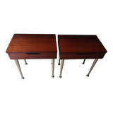 Pair of 60s bedside tables