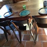 Old solid oak farmhouse table